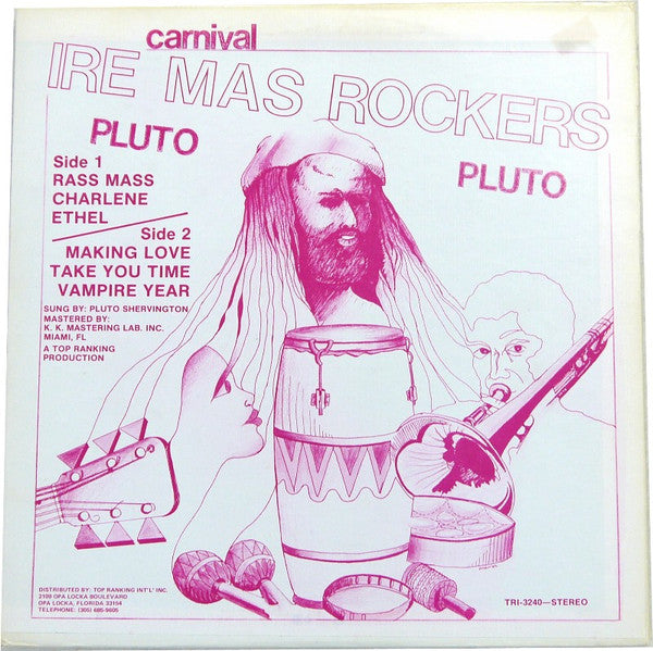 Pluto Shervington : Ire Mas Rockers Carnival (LP, Album)