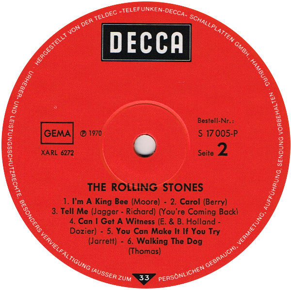The Rolling Stones ~ The Rolling Stones (Vinyl) - Djungel & Jazz