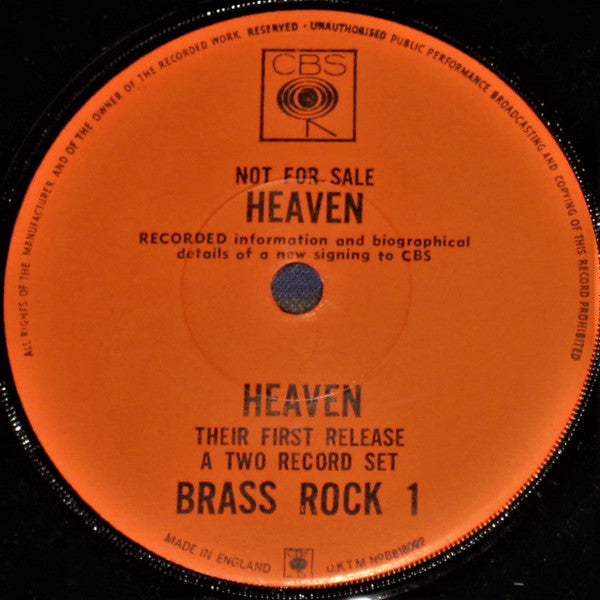 Heaven ~ Brass Rock 1 (Vinyl) - Djungel & Jazz