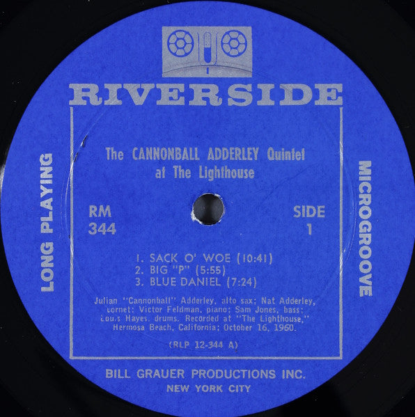 The Cannonball Adderley Quintet ~ At The Lighthouse (Vinyl) - Djungel & Jazz