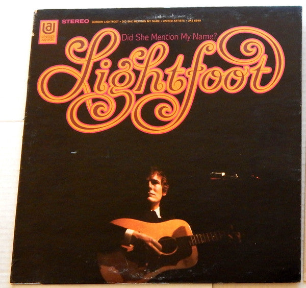 Gordon Lightfoot : Did She Mention My Name (LP, Album, RE)