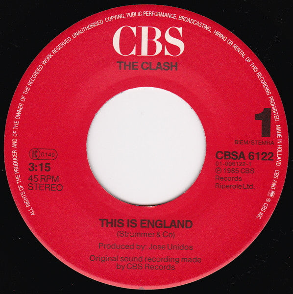 The Clash ~ This Is England (Vinyl) - Djungel & Jazz