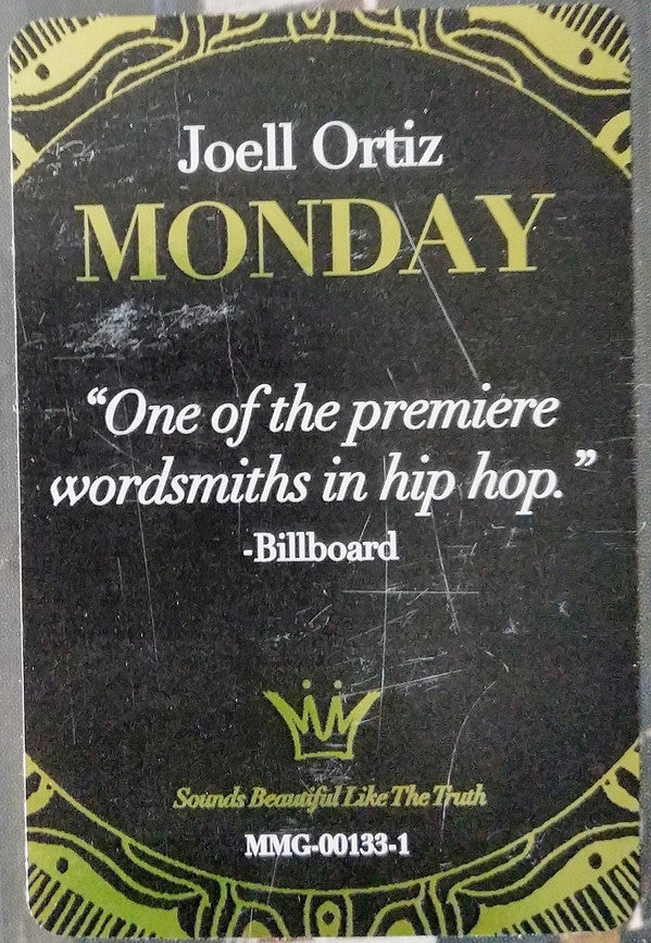 Joell Ortiz : Monday (LP, Album, Whi)