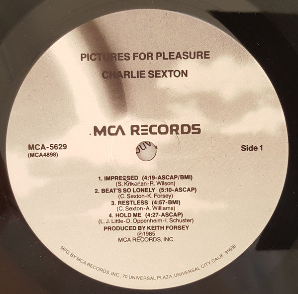 Charlie Sexton ~ Pictures For Pleasure (Vinyl) - Djungel & Jazz