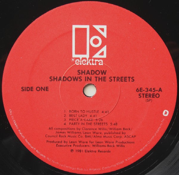 Shadow (21) : Shadows In The Streets (LP, Album)