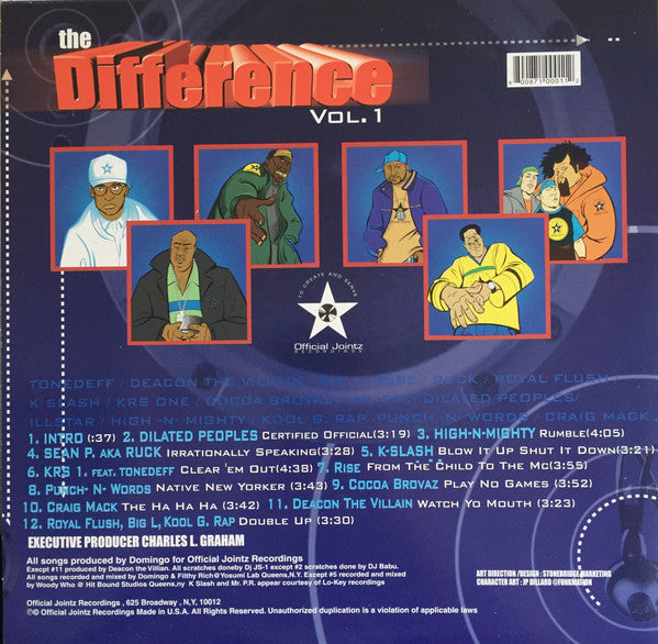 Various : The Difference Vol. 1 (LP, Comp)