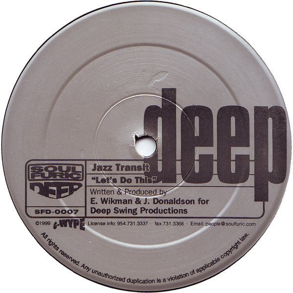 Jazz Transit : Let's Do This (12", M/Print)
