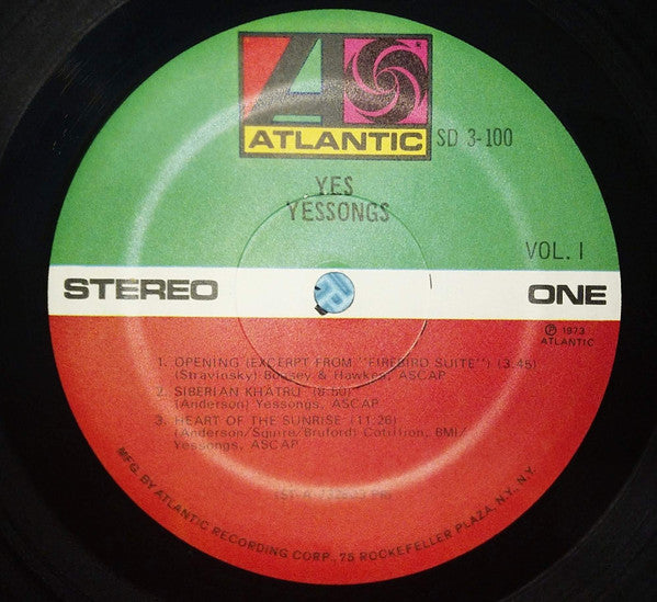 Yes ~ Yessongs (Vinyl) - Djungel & Jazz