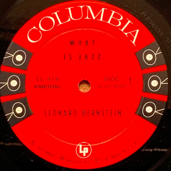Leonard Bernstein ~ What Is Jazz? (Vinyl) - Djungel & Jazz