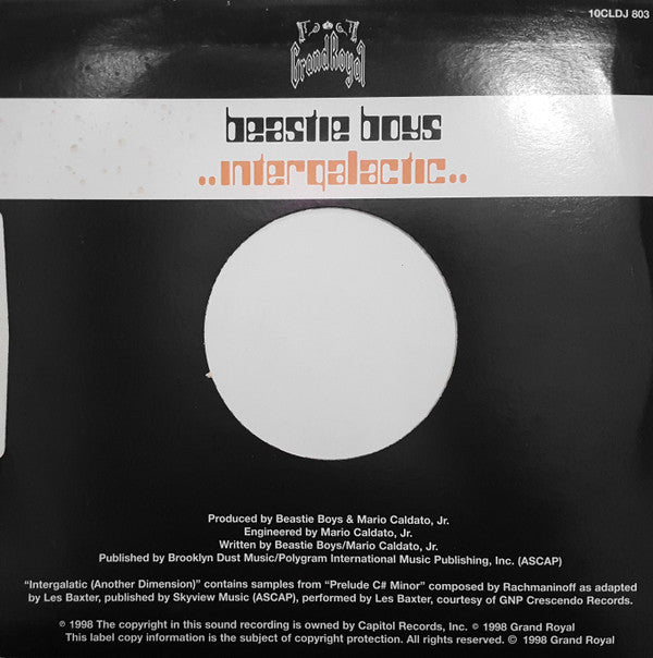 Beastie Boys ~ Intergalactic (Vinyl) - Djungel & Jazz