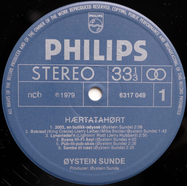 Øystein Sunde ~ Hærtata Hørt (Vinyl) - Djungel & Jazz