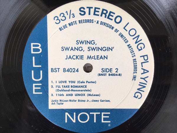 Jackie McLean ~ Swing, Swang, Swingin' (Vinyl) - Djungel & Jazz