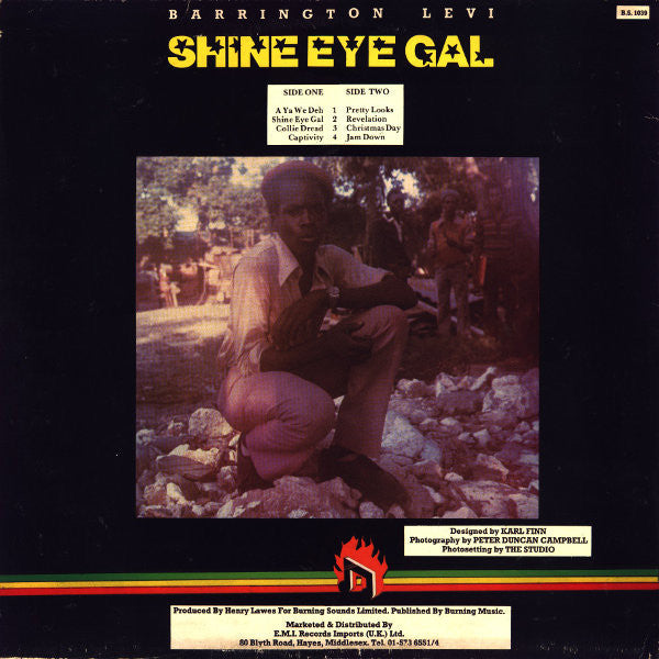 Barrington Levy : Shine Eye Gal (LP, Album)