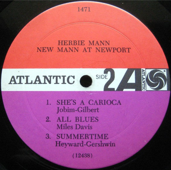 Herbie Mann ~ New Mann At Newport (Vinyl) - Djungel & Jazz