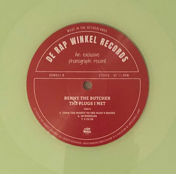 Benny The Butcher : The Plugs I Met (12", EP, Ltd, Cok)