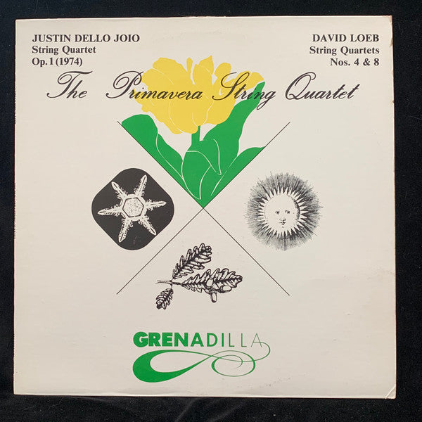 Justin Dello Joio / David Loeb - Primavera String Quartet ~ String Quartet, Op. 1 (1974) / String Quartets Nos. 4 & 8 (Vinyl) - Djungel & Jazz