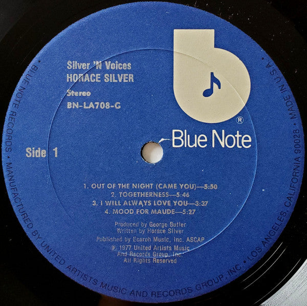 Horace Silver ~ Silver 'N Voices (Vinyl) - Djungel & Jazz