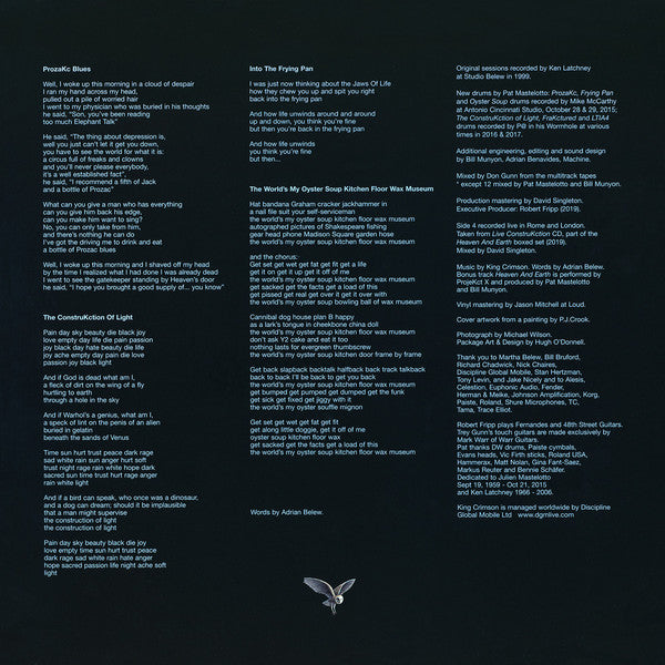 King Crimson ~ The ReconstruKction Of Light (Vinyl) - Djungel & Jazz
