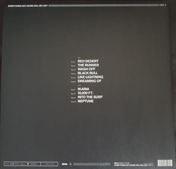Foals ~ Everything Not Saved Will Be Lost: Part 2 (Vinyl) - Djungel & Jazz