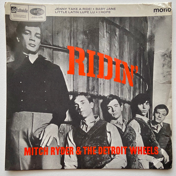 Mitch Ryder & The Detroit Wheels ~ Ridin' (Vinyl) - Djungel & Jazz