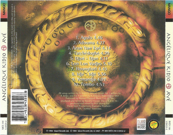 Angélique Kidjo ~ Ayé (Vinyl) - Djungel & Jazz