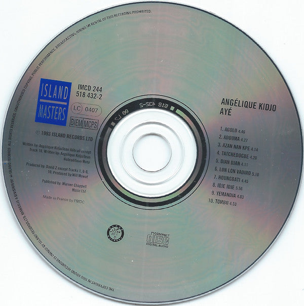 Angélique Kidjo ~ Ayé (Vinyl) - Djungel & Jazz