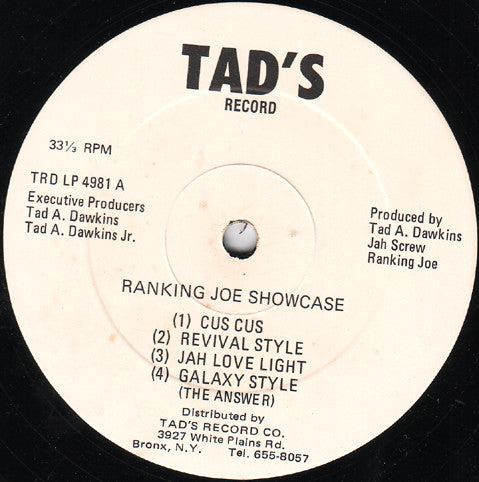 Ranking Joe : Showcase (LP)
