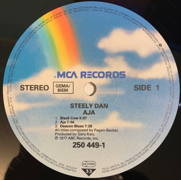 Steely Dan : Aja (LP, Album, RE)