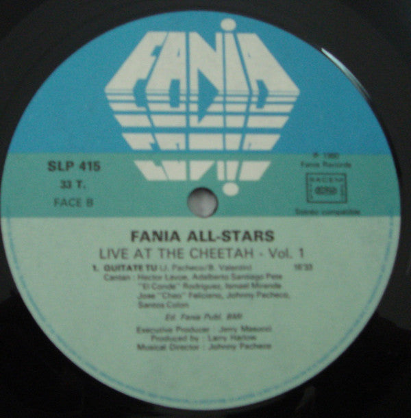 Fania All Stars : "Live" At The Cheetah (Vol. 1) (LP, Album)