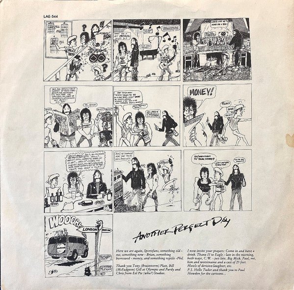 Motörhead ~ Another Perfect Day (Vinyl) - Djungel & Jazz