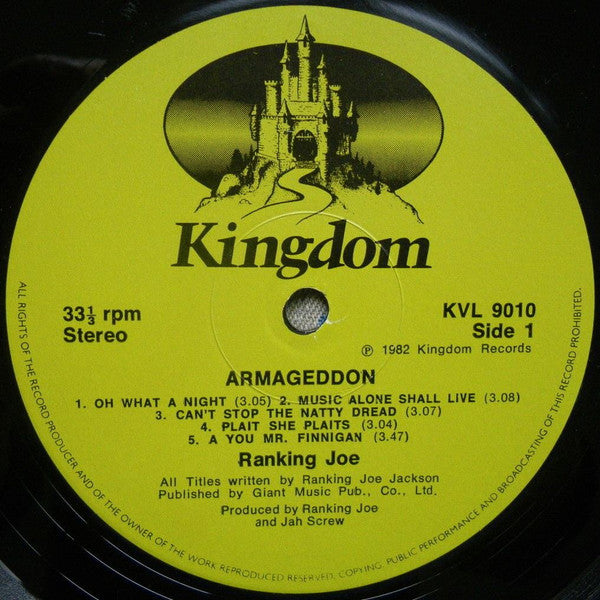 Ranking Joe : Armageddon (LP, Album)