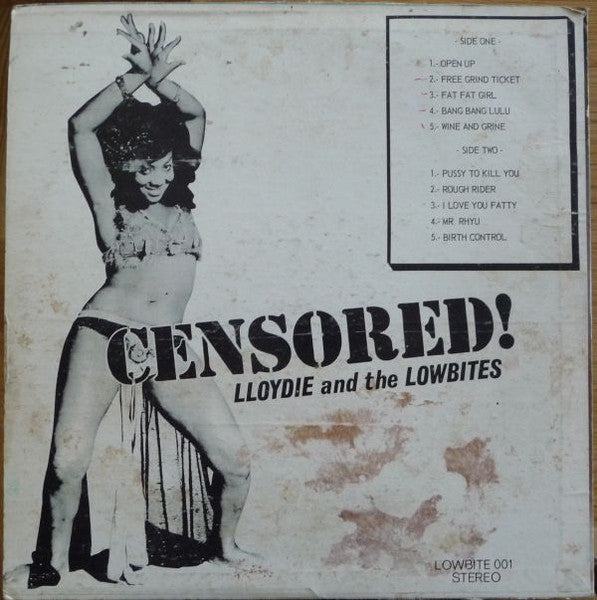 Lloydie & The Lowbites : Censored! (LP)