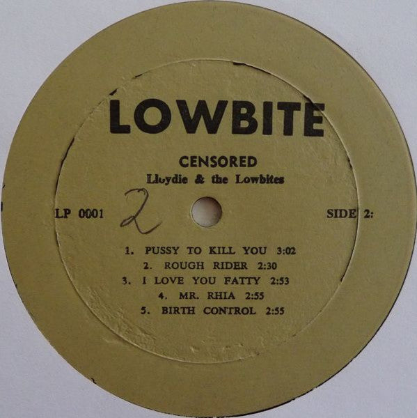 Lloydie & The Lowbites : Censored! (LP)