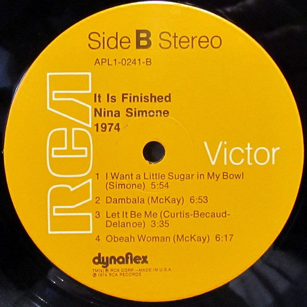 Nina Simone : It Is Finished (LP, Album, I =)