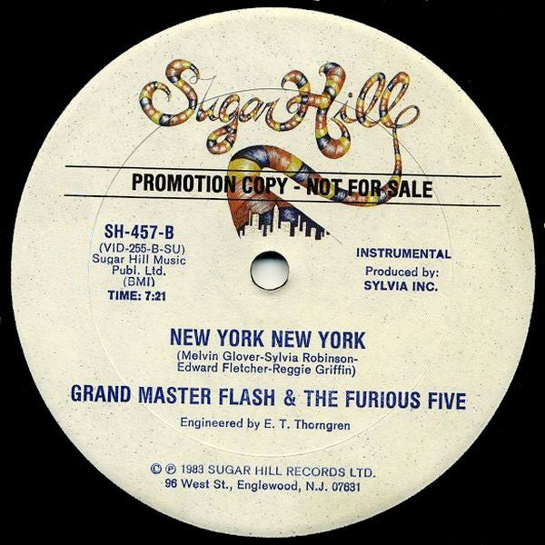 Grandmaster Flash & The Furious Five ~ New York New York (Vinyl) - Djungel & Jazz