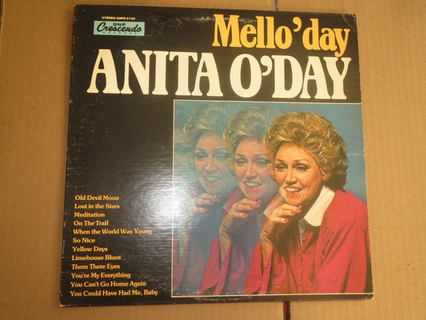 Anita O'Day ~ Mello'day (Vinyl) - Djungel & Jazz