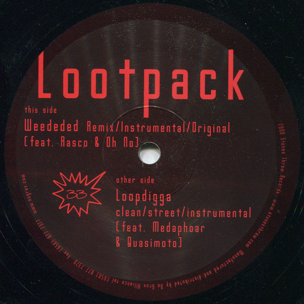 Lootpack ~ Weededed Remix (Vinyl) - Djungel & Jazz
