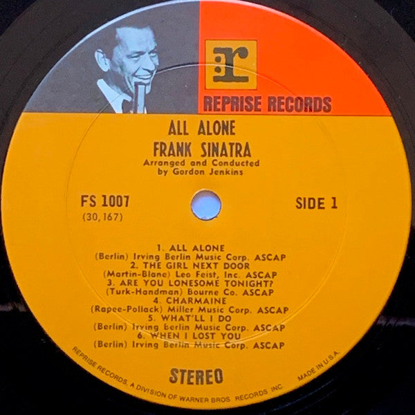 Frank Sinatra ~ All Alone (Vinyl) - Djungel & Jazz