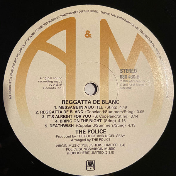 The Police ~ Reggatta De Blanc (Vinyl) - Djungel & Jazz