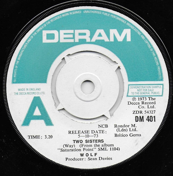 Wolf ~ Two Sisters (Vinyl) - Djungel & Jazz