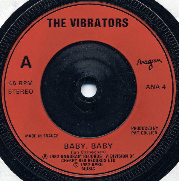 The Vibrators ~ Baby, Baby / Dragnet (Vinyl) - Djungel & Jazz