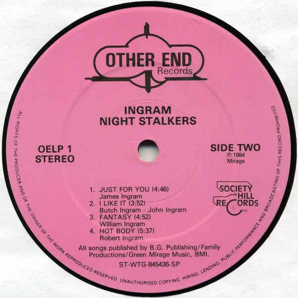 Ingram ~ Night Stalkers (Vinyl) - Djungel & Jazz