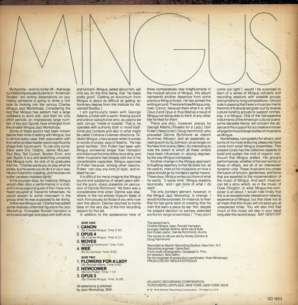 Charles Mingus ~ Mingus Moves (Vinyl) - Djungel & Jazz