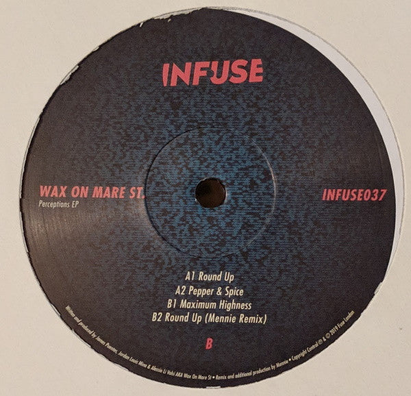 Wax On Mare St. ~ Perceptions EP (Vinyl) - Djungel & Jazz
