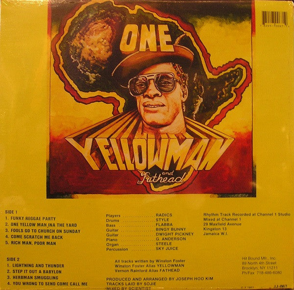 Yellowman & Fathead : One Yellowman (LP, Album, RE)