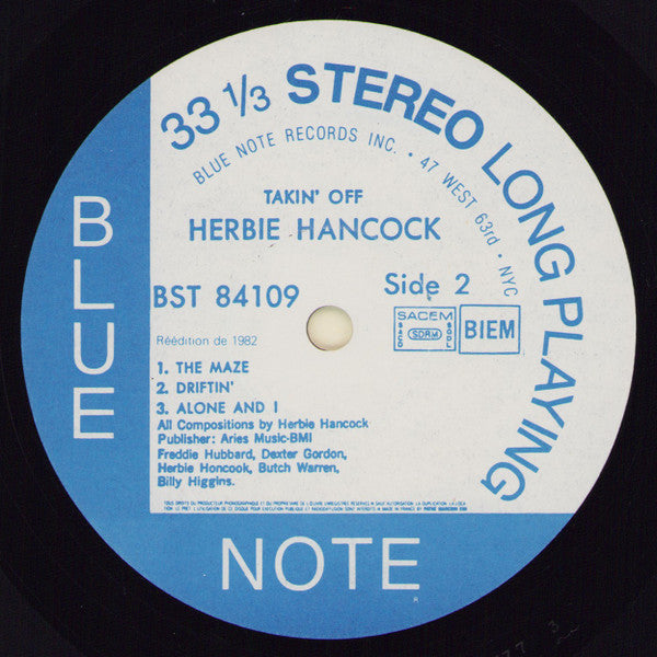 Herbie Hancock ~ Takin' Off (Vinyl) - Djungel & Jazz