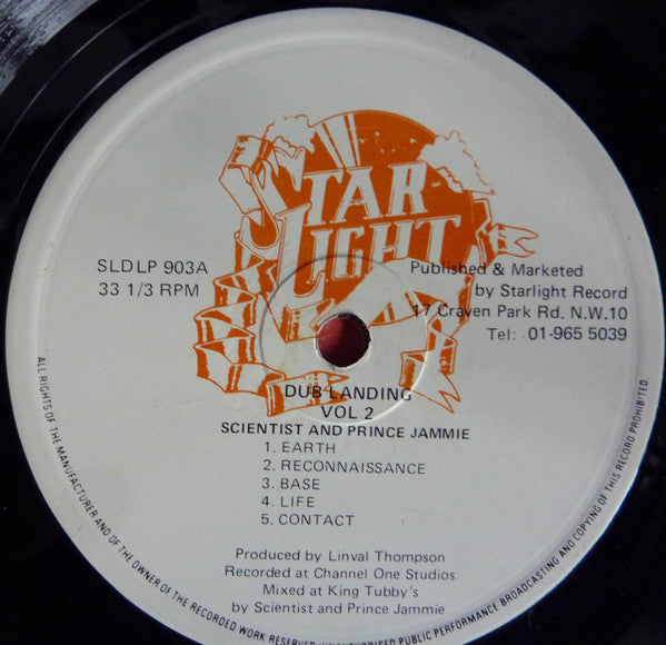 Scientist And Prince Jammy : Dub Landing Vol: 2 (LP, Album)