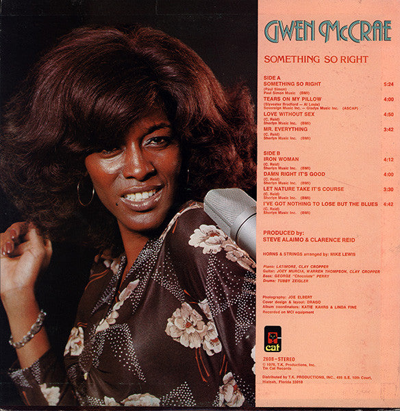Gwen McCrae ~ Something So Right (Vinyl) - Djungel & Jazz
