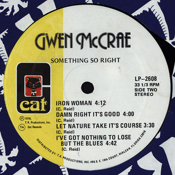 Gwen McCrae ~ Something So Right (Vinyl) - Djungel & Jazz