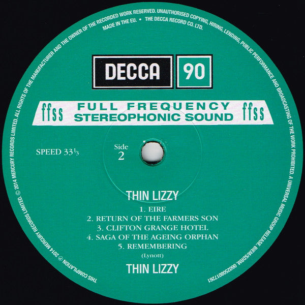 Thin Lizzy ~ Thin Lizzy (Vinyl) - Djungel & Jazz